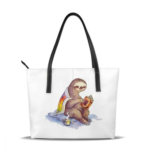 Bookworm Sloth Handle Bag