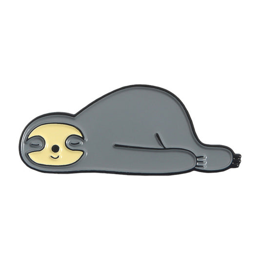 Lazy Sloth Pin Badge - Sloth Gift shop