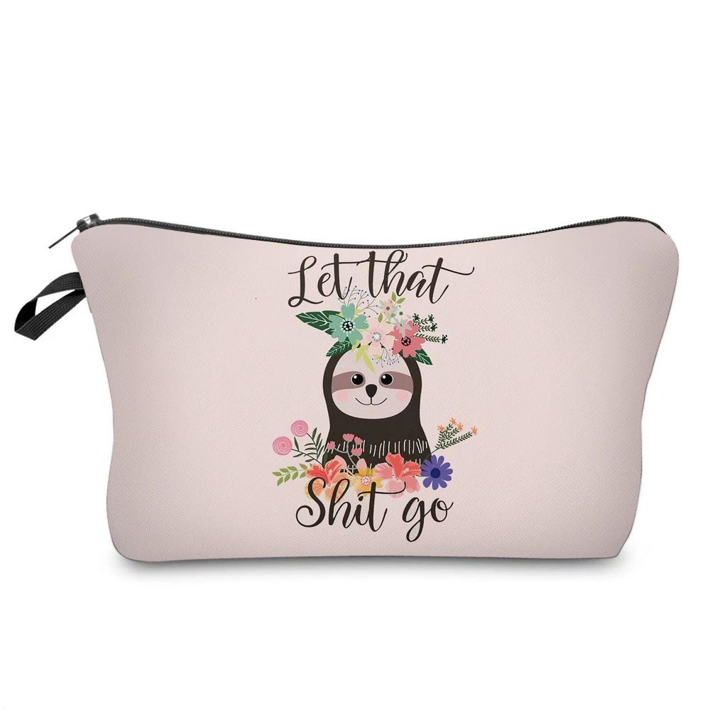Let That Sloth Go Makeup Bag - Sloth Gift shop