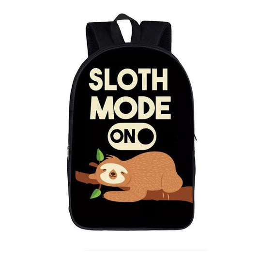 Sloth Mode Sloth Travel Backpack - Sloth Gift shop