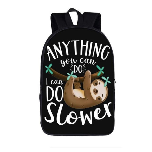 Slower Sloth Travel Backpack - Sloth Gift shop