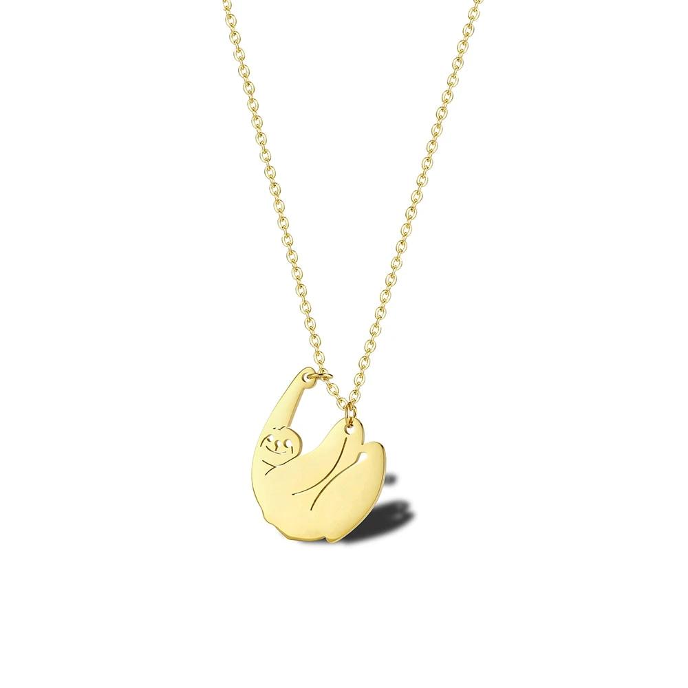 Dangling Hanging Sloth Necklace - Sloth Gift shop