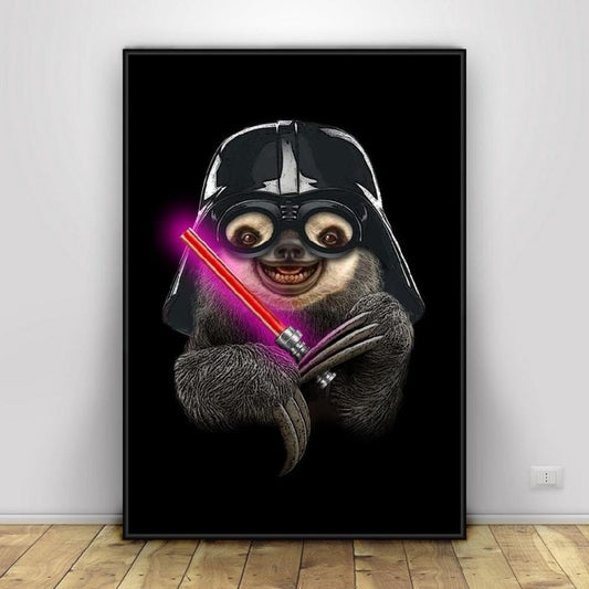 Sloth Vader Poster - Sloth Gift shop