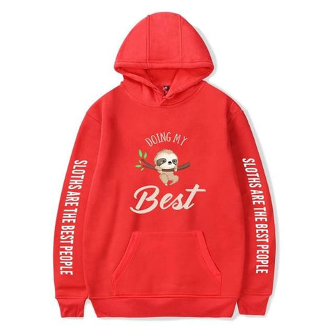 Image of Doing My Best Hoodie - Sloth Gift shop