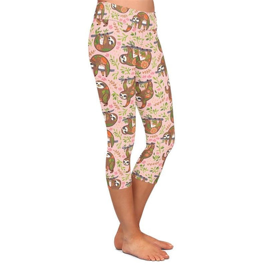 Peace Sloth Leggings - Sloth Gift shop