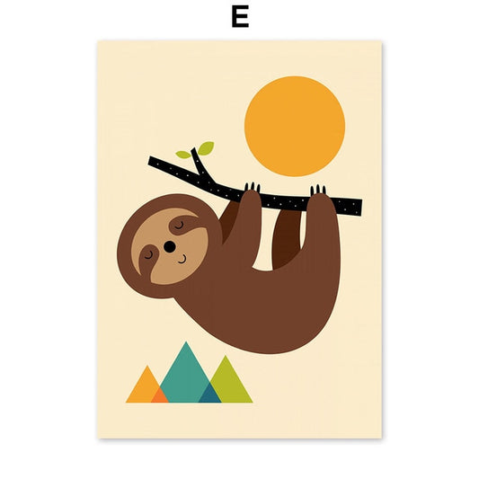 Sun Sloth Poster