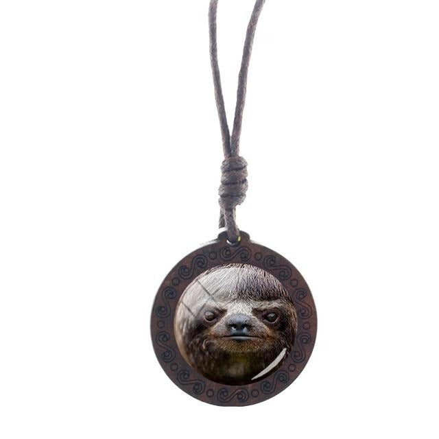 Fierce Face Necklace - Sloth Gift shop