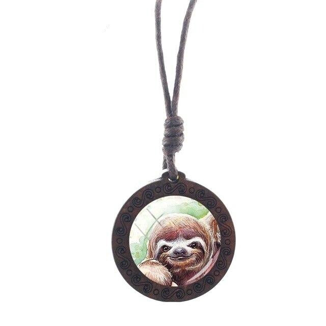 Lucky sloth Necklace - Sloth Gift shop
