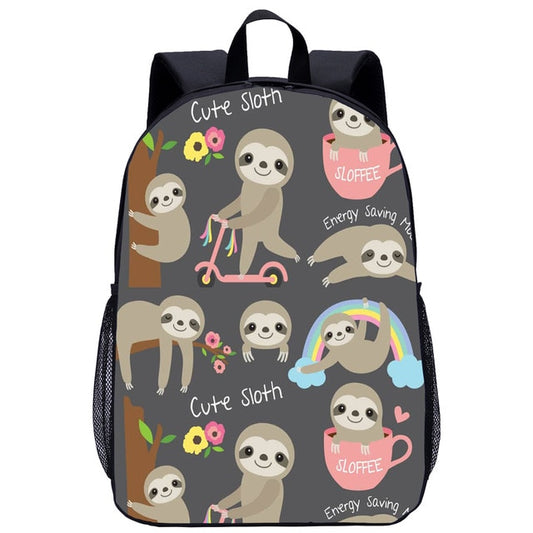 Cute Baby Sloth Travel Backpack