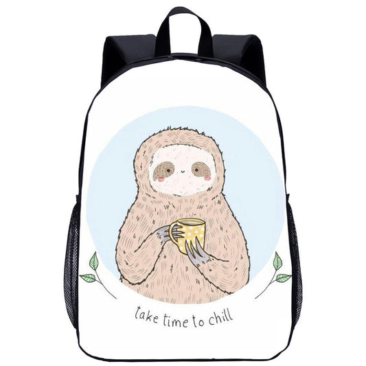 Chilling Sloth Travel Backpack
