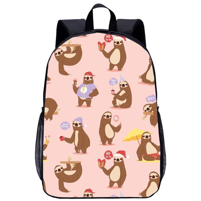 Holiday Sloth Backpack