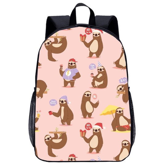 Holiday Sloth Travel Backpack