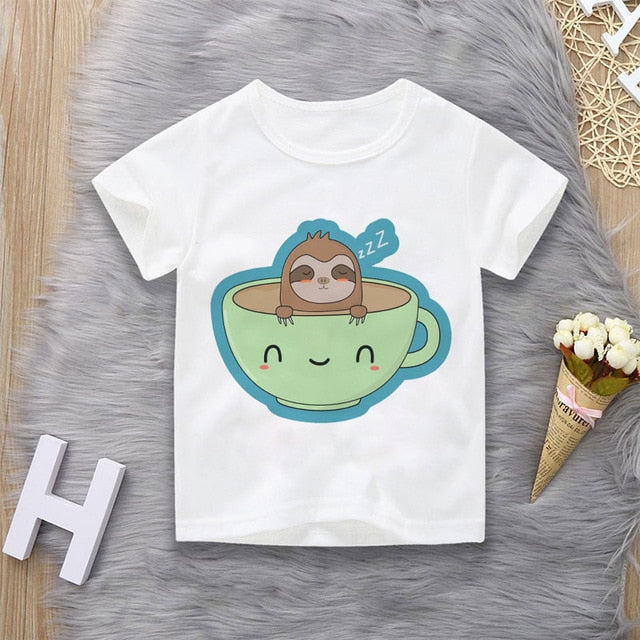 Smiling Sloth Eyes T-shirt - Sloth Gift shop