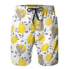 Yellow Lemon Sloth Boardshort