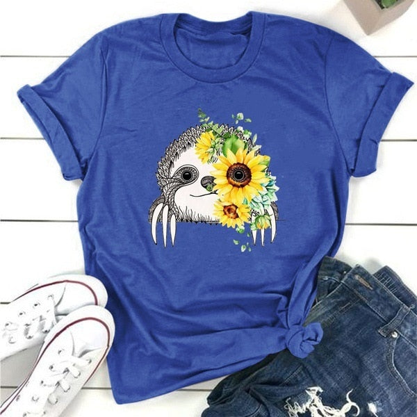 Sunflower Sloth T-shirt