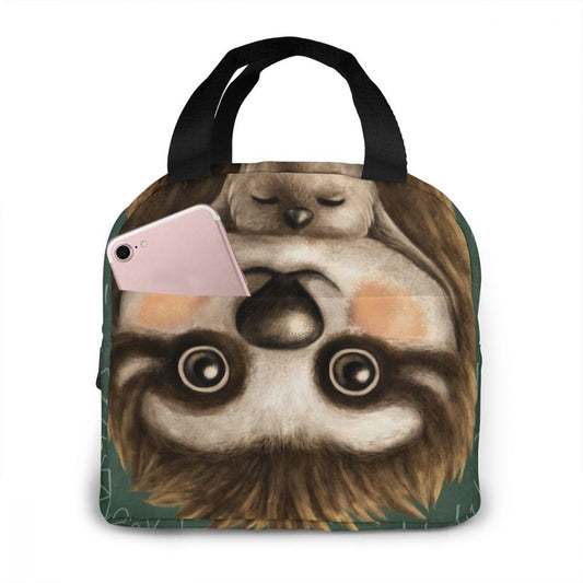 Jungle Cute Sloths Lunch Bag