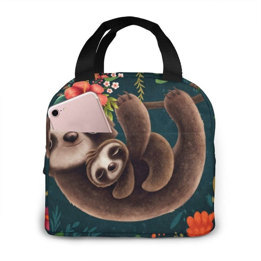Loving Mother Sloth Lunch Bag