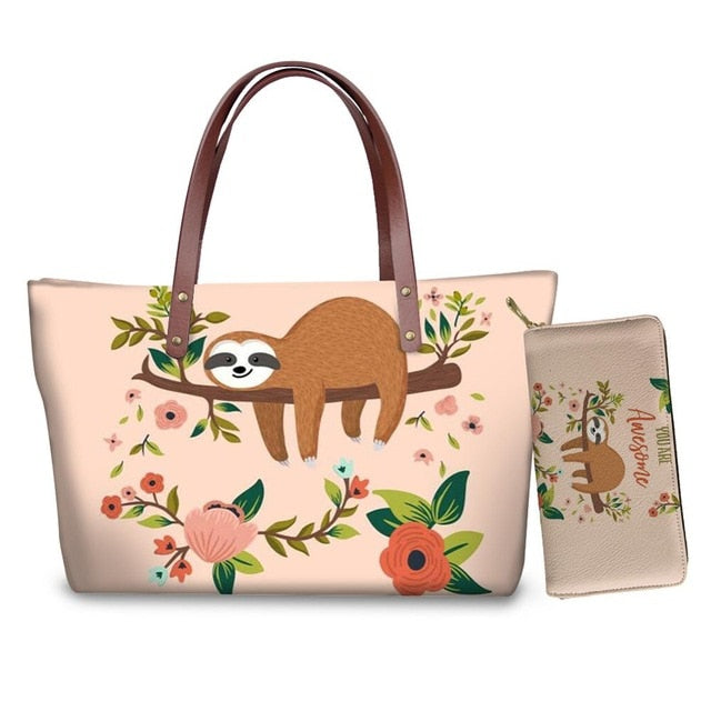 Big Bum Sloth Handle Bag
