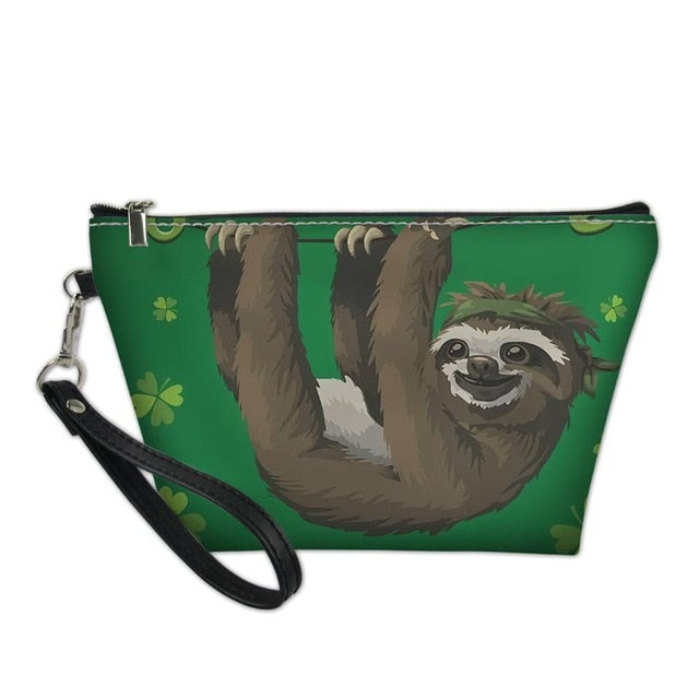 Grinning Sloth Makeup Bag Gift