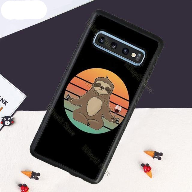 Good Vibes Sloth Samsung Galaxy Case