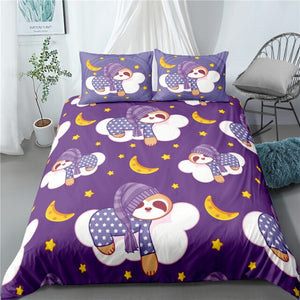 Dreaming Sloth Bedding Set