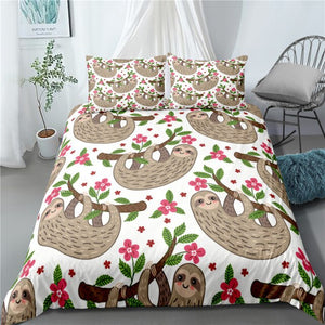 Hairy Sloth Bedding Set