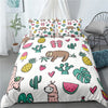 FruitySloth Bedding Set