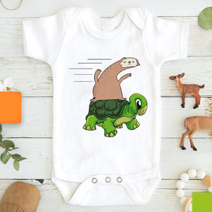 Speeding Sloth on a Tortoise Bodysuit