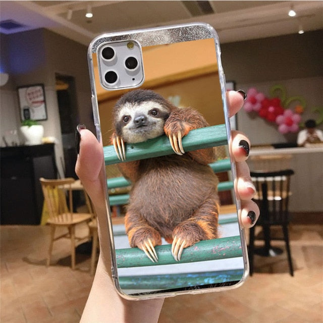 Candid Sloth iPhone Case