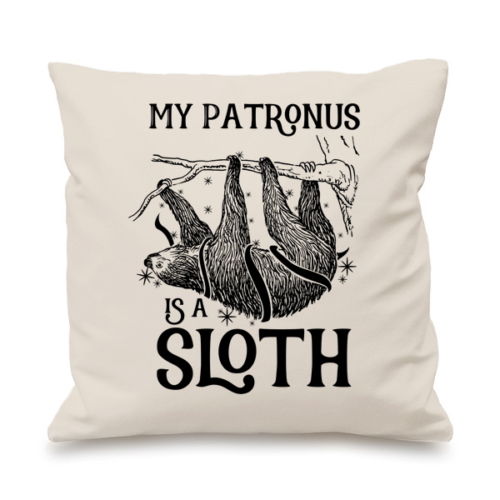 My Patronus Sloth Cushion Cover - Sloth Gift shop