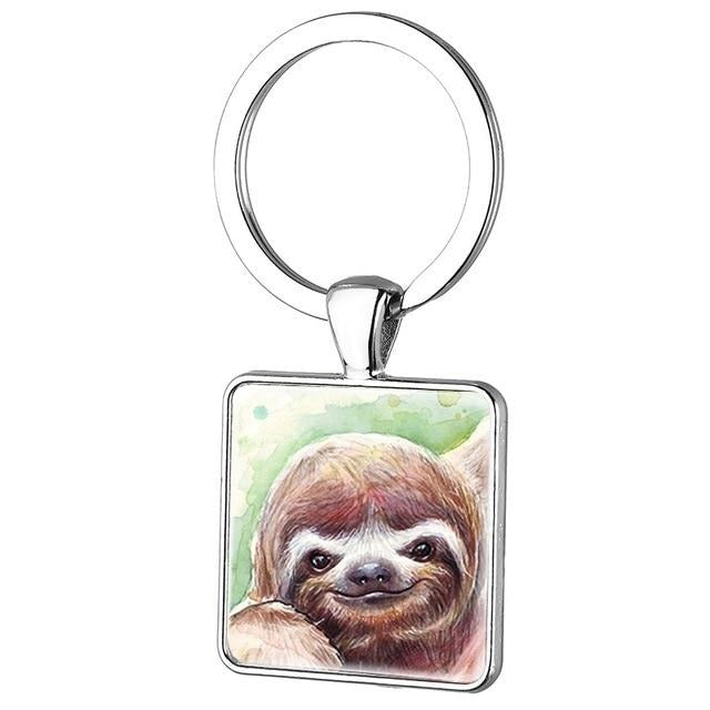 Lucky Sloth Keyring - Sloth Gift shop