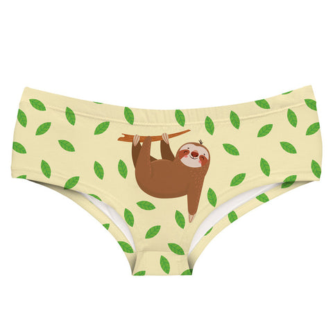 Image of Leafy Underwear - Sloth Gift shop